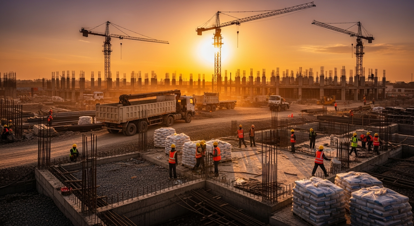 Construction materials freight and heavy haulage