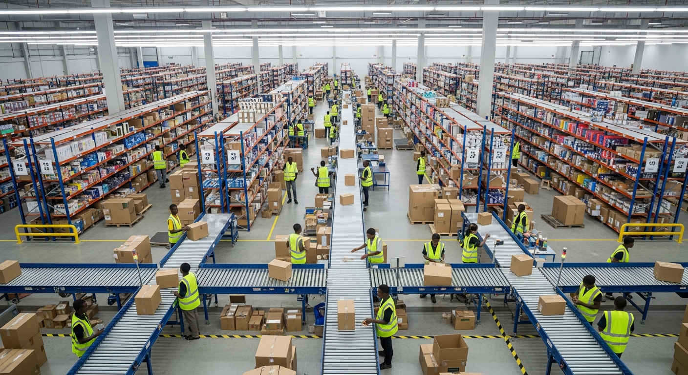E-commerce last-mile parcel delivery in Nairobi